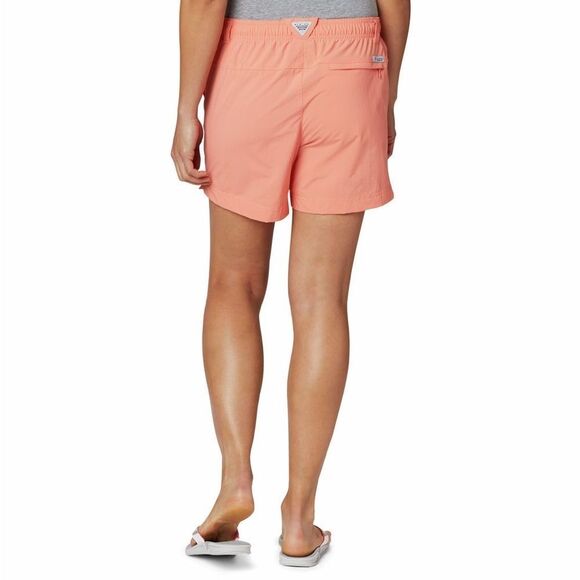 Columbia Women’s PFG Backcast Water Short Neon pastel Orange pink Medium - Picture 5 of 12